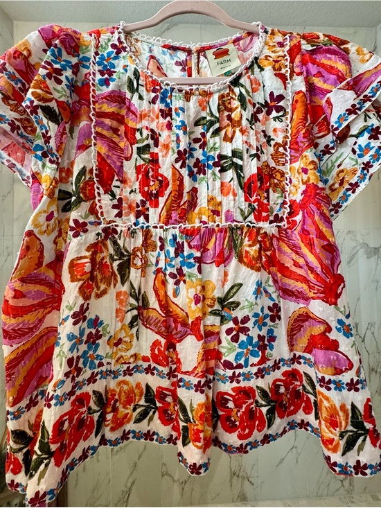 FARM Rio Tops - FARM Rio Floral Banana Top